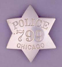 HADC - Police officer's star badge no. 799.