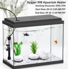 Deals and Steals Today - Hygger 998 Heater Up to 60% Off