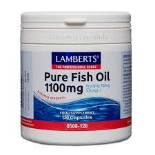 Pure Fish Oil 1100 mg - 120 capsules - Lamberts - Fish Oil - MOREmuscle