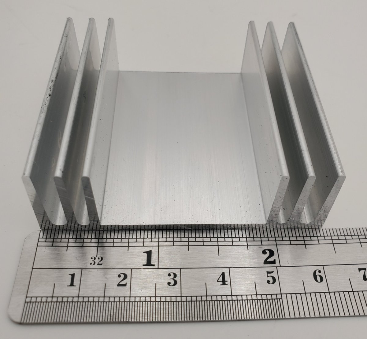 2.425 Wide Extruded Aluminum Heatsink