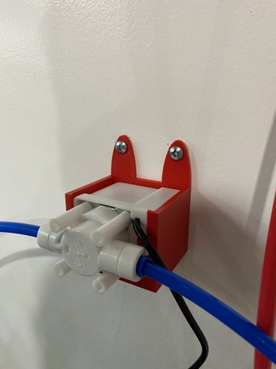 RODI Solenoid Wall Mount 3D printed