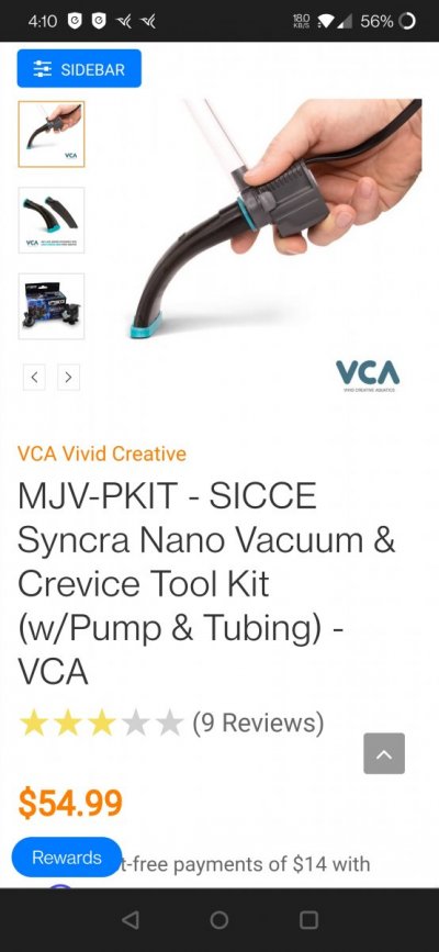 SICCE Syncra Nano Vacuum & Crevice Tool Kit
