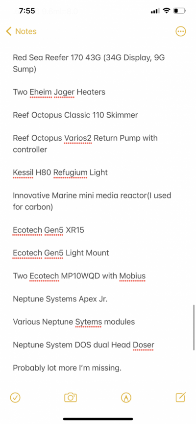 Complete Red Sea Reefer170, XR15, MP10’s, apex etc