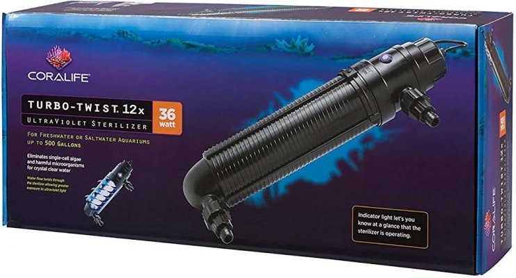 Coralife UV Sterilizer 36 Watt, 12x, Sealed