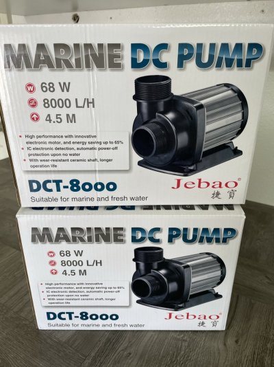 Jebao DCT-8000 pumps