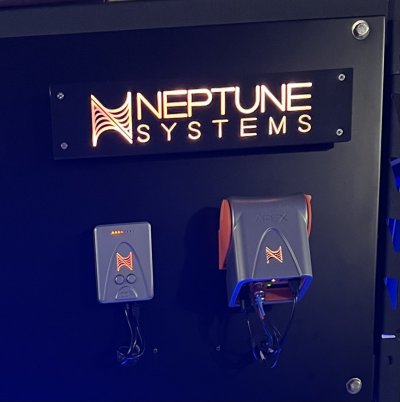 Adaptive Reef LED Colored Neptune Sign