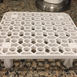 3d printed frag rack top