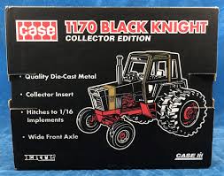 1/16 Case 1170 BLACK KNIGHT Tractor w Duals, Collector Edition - Ertl -  AgFarmToys.com