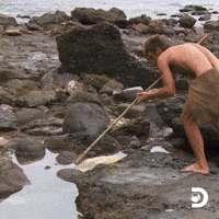 Naked And Afraid Fishing GIF by Discovery