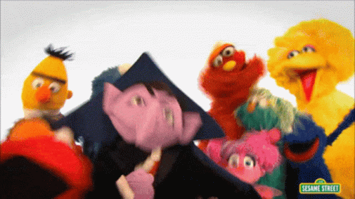Sesame Street Count GIF - Sesame Street Count Six - Discover & Share GIFs