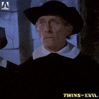 Serious Peter Cushing GIF by Arrow Video